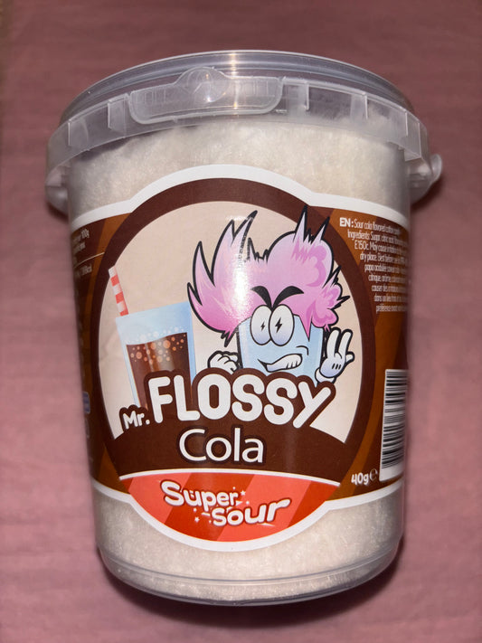 Barbe à papa coca acidulée