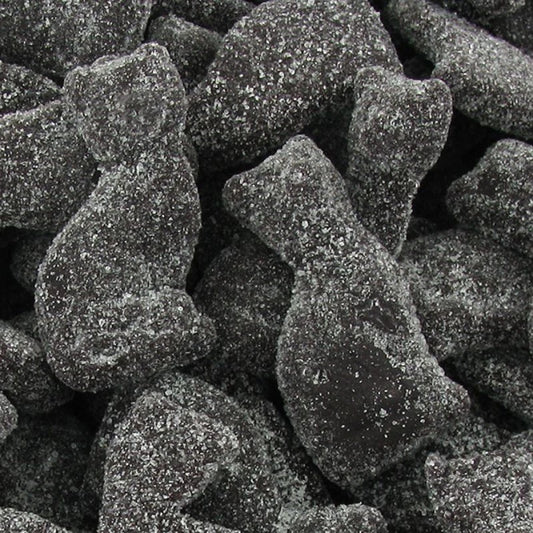 Chat noir réglisse sucrés - 100g